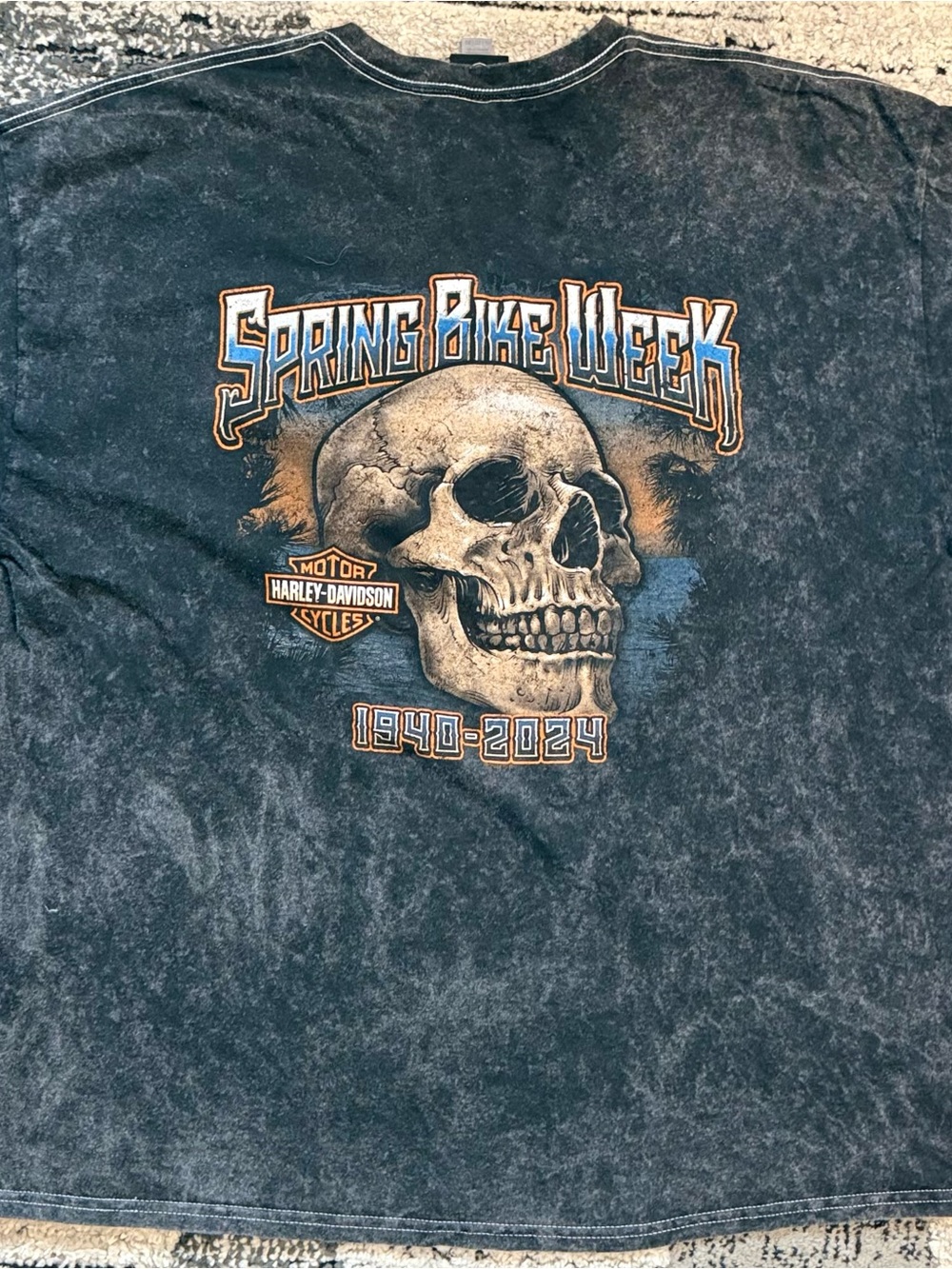 Harley-Davidson Men's Black 'Spring Bike Week 1940-2024' Graphic Tee
